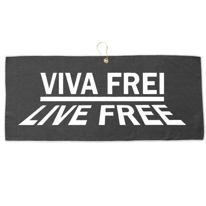 Viva Frei Live Free Large Microfiber Waffle Golf Towel