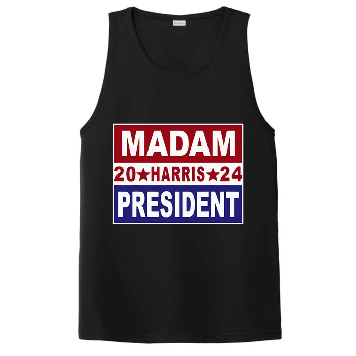 Vote For Madam President Kamala Performance Tank