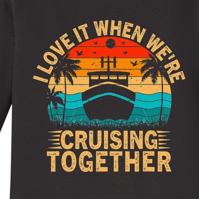 Vacation Family Matching Couple Cruise Ship Cruising Baby Long Sleeve Bodysuit