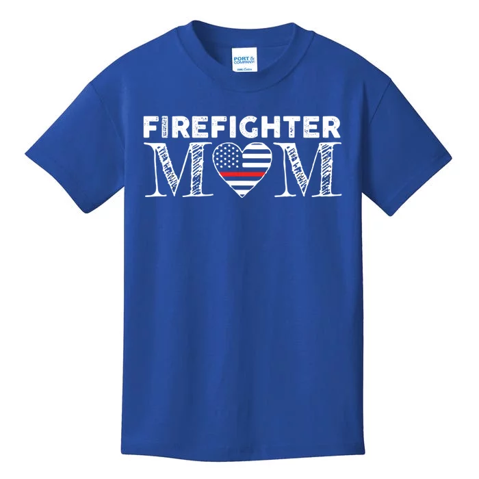 Vintage Firefighter Momma Sayings Graphic Gift Funny Gift Kids T-Shirt