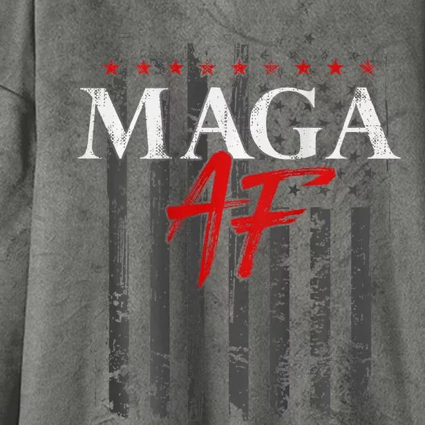 Vote Felon Maga Af Trump 2024 Hooded Wearable Blanket