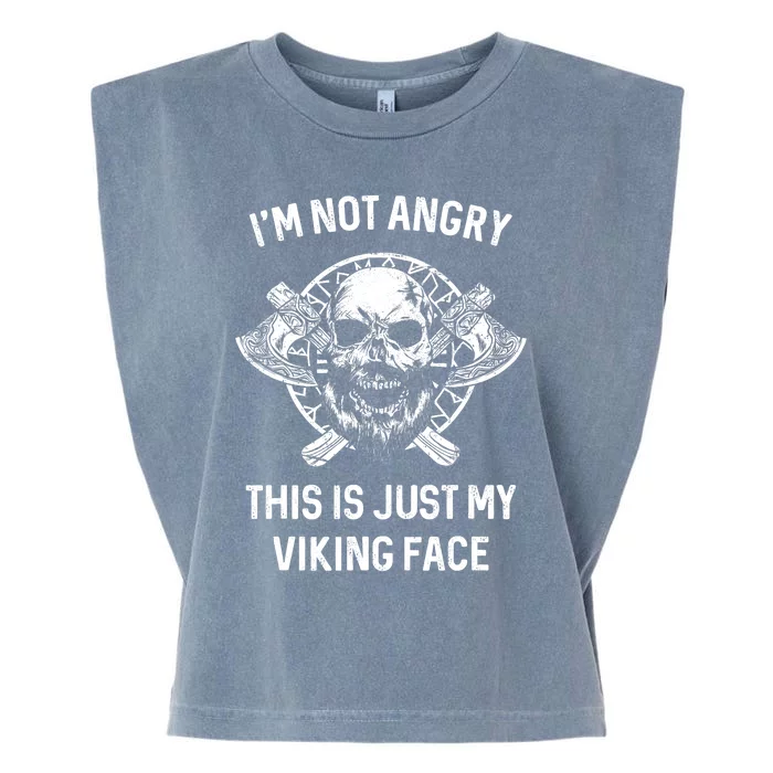 Viking For Men Im Not Angry Garment-Dyed Women's Muscle Tee