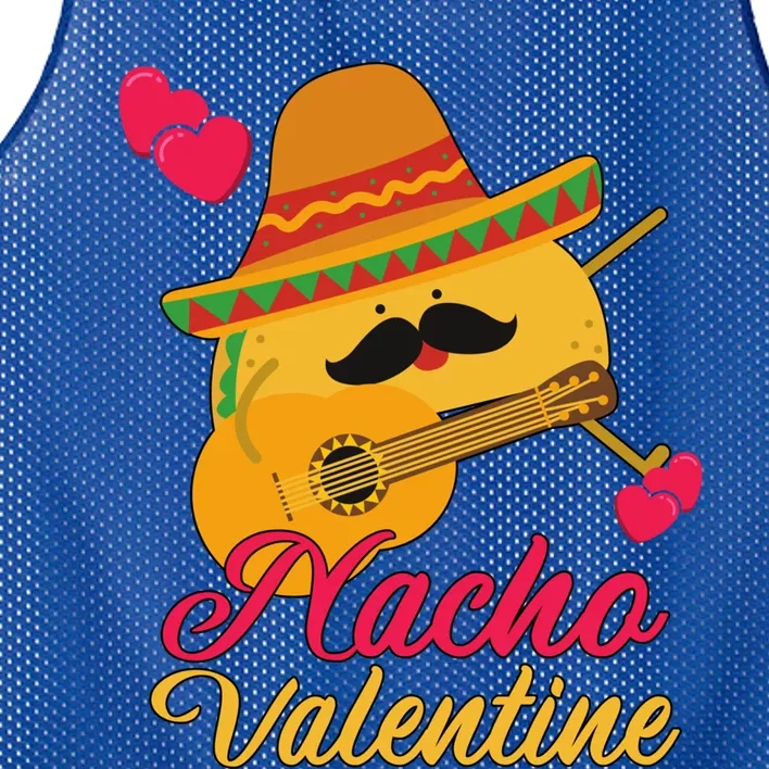 Valentines Funny Nacho Valentine Anti Valentine Gift Mesh Reversible Basketball Jersey Tank