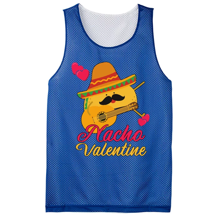 Valentines Funny Nacho Valentine Anti Valentine Gift Mesh Reversible Basketball Jersey Tank