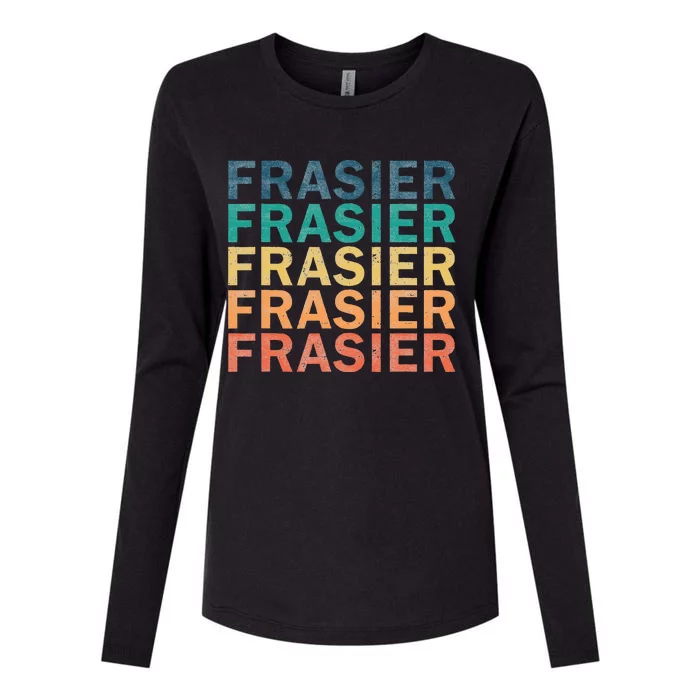 Vintage Frasier Name Womens Cotton Relaxed Long Sleeve T-Shirt