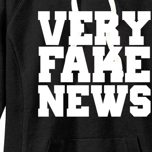 Very Fake News VFN Women's Fleece Hoodie