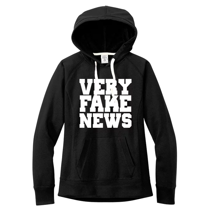 Very Fake News VFN Women's Fleece Hoodie