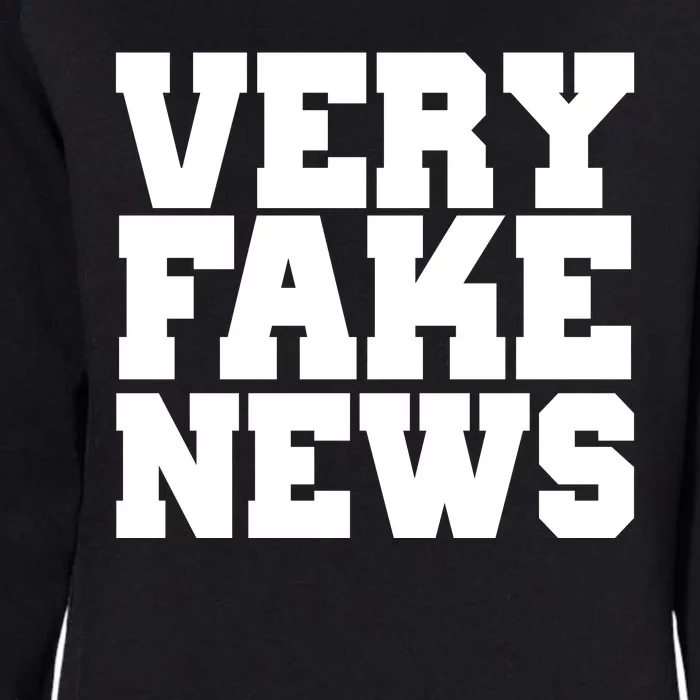 Very Fake News VFN Womens California Wash Sweatshirt