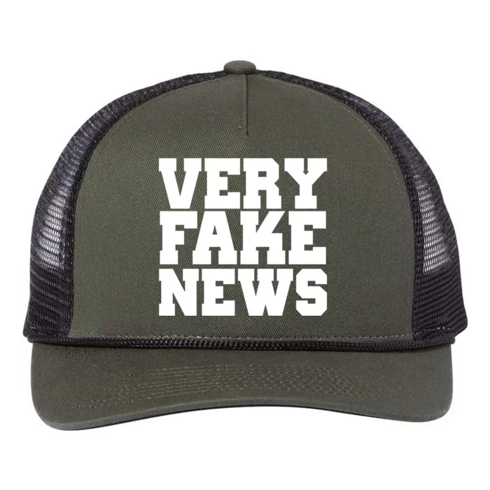 Very Fake News VFN Retro Rope Trucker Hat Cap