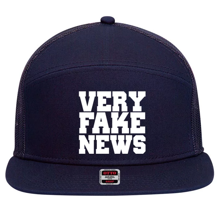 Very Fake News VFN 7 Panel Mesh Trucker Snapback Hat