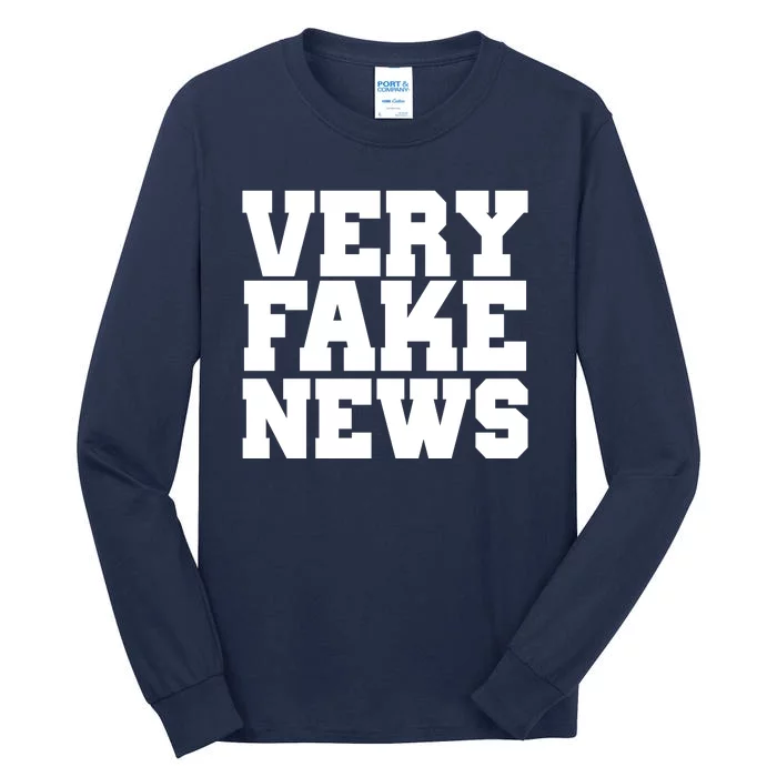 Very Fake News VFN Tall Long Sleeve T-Shirt