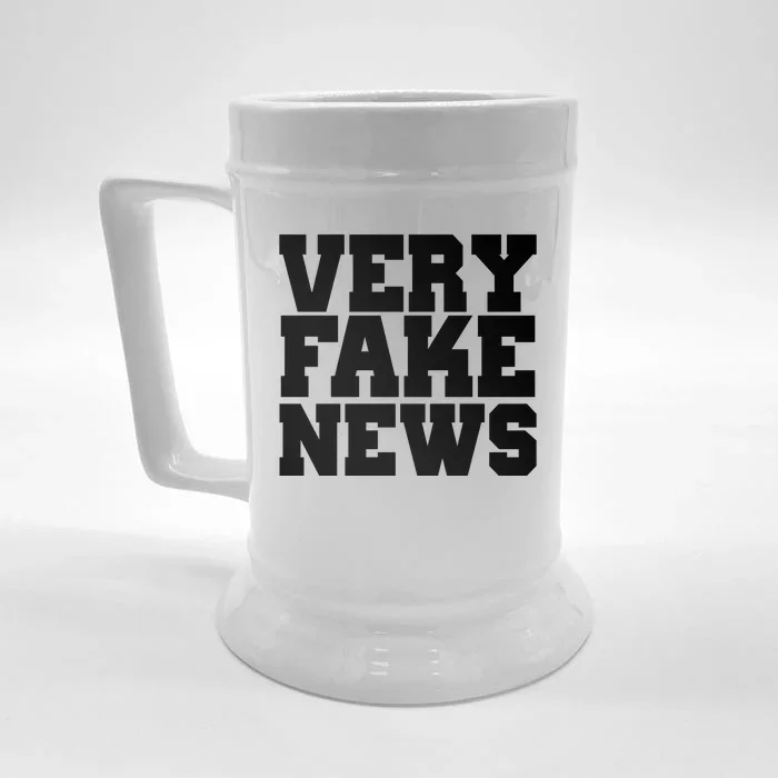 Very Fake News VFN Front & Back Beer Stein