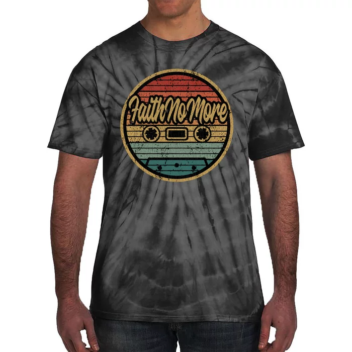 Vintage Faith No More Cassette Retro Circle Musician Tie-Dye T-Shirt