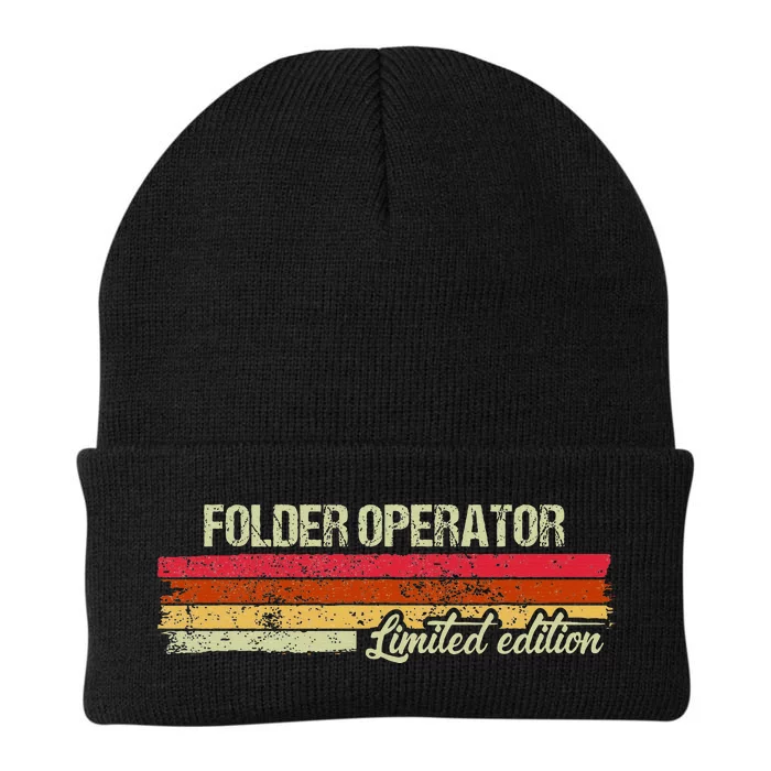 Vintage Folder Operator Limited Edition Knit Cap Winter Beanie