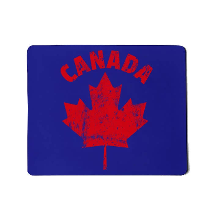 Vintage Flag Of Canada Canadian Funny Gift Novelty Gift Cool Gift Mousepad