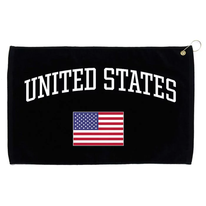 Vintage Flag Of United States Of America Love Your Country Grommeted Golf Towel