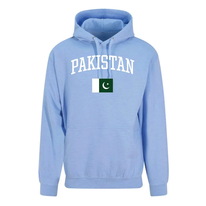 Vintage Flag Of Pakistan Love Your Country Gift Unisex Surf Hoodie