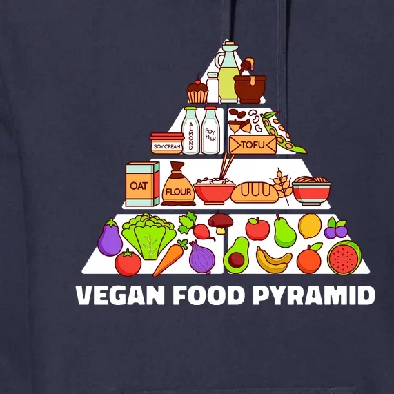 Vegan Food Pyramid Premium Hoodie