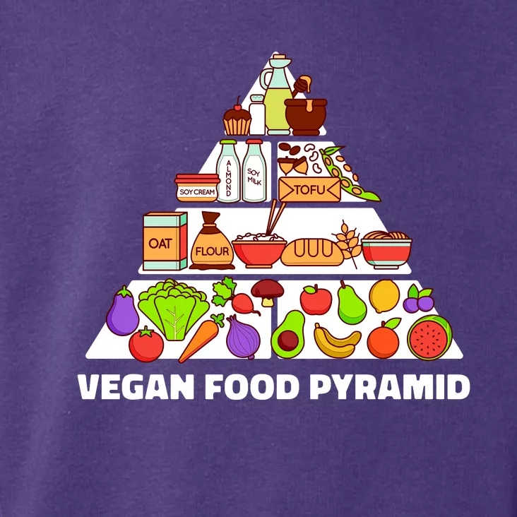 Vegan Food Pyramid Toddler Hoodie