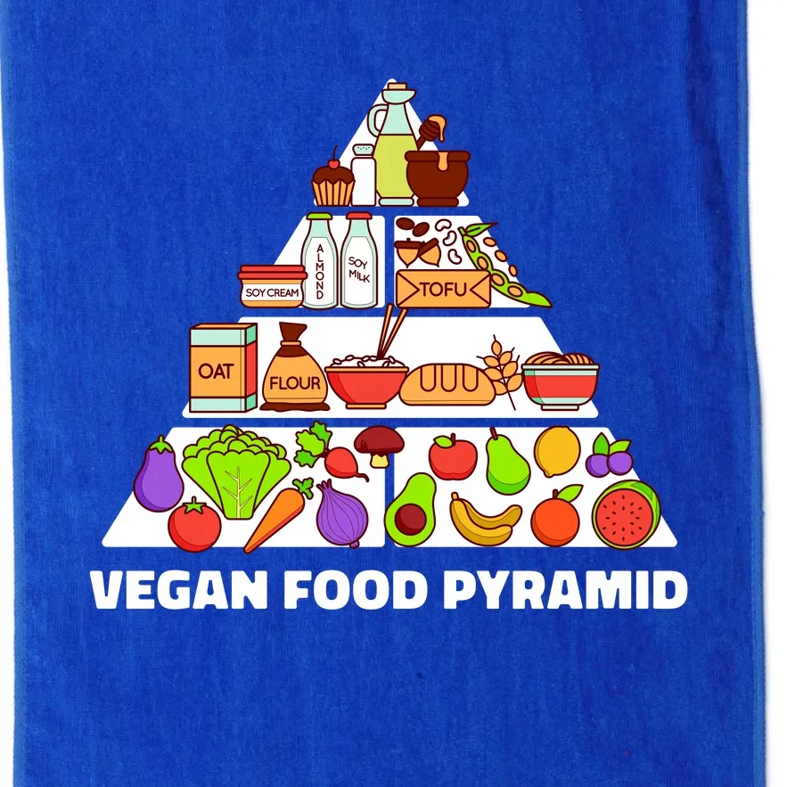 Vegan Food Pyramid Platinum Collection Golf Towel