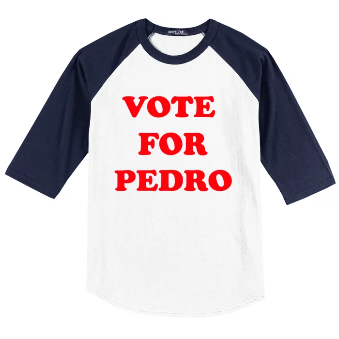 Vote For Pedro | Napoleon Dynamite Baseball Sleeve Shirt