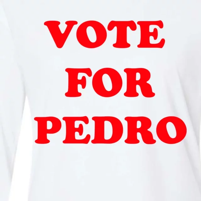 Vote For Pedro | Napoleon Dynamite Womens Cotton Relaxed Long Sleeve T-Shirt