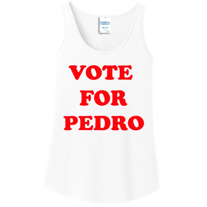 Vote For Pedro | Napoleon Dynamite Ladies Essential Tank