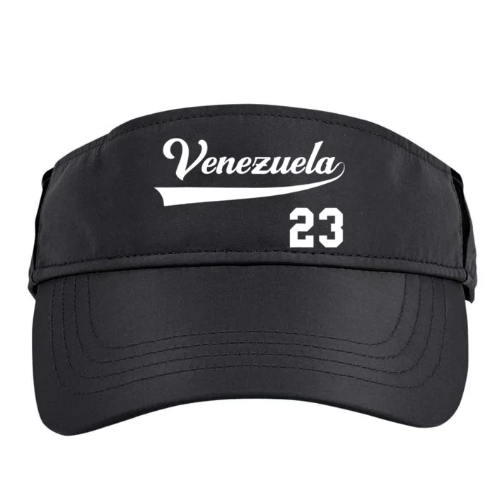 Venezuela Flag Pride Bandera Venezolana Camiseta Adult Drive Performance Visor