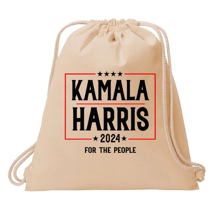 Vote For President Kamala Drawstring Bag