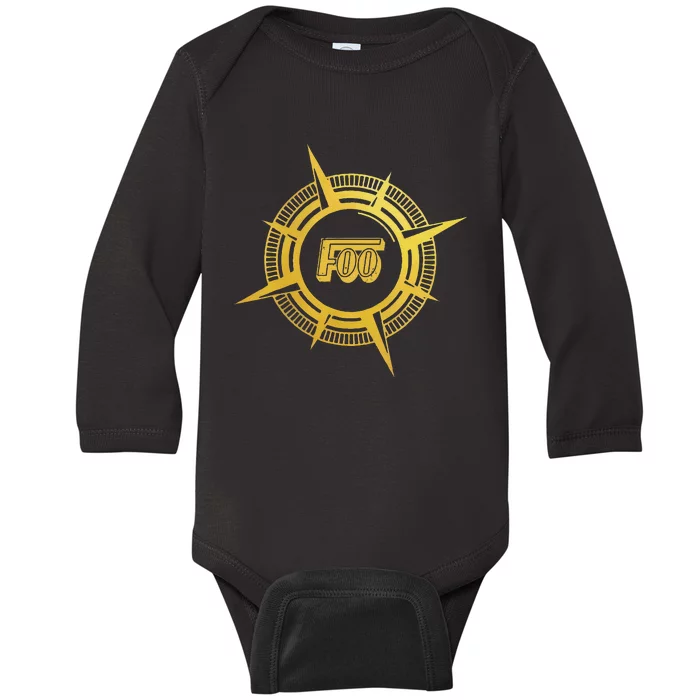 Vintage Foo Personalized Name Birthday Design Gifts Baby Long Sleeve Bodysuit