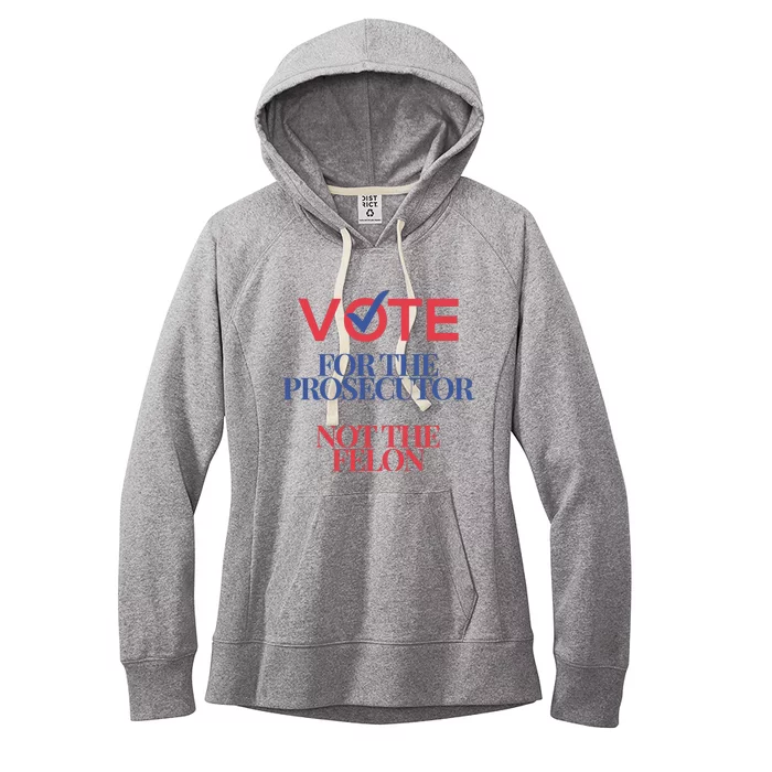 Vote For Prosecutor Vs. Felon Women's Fleece Hoodie