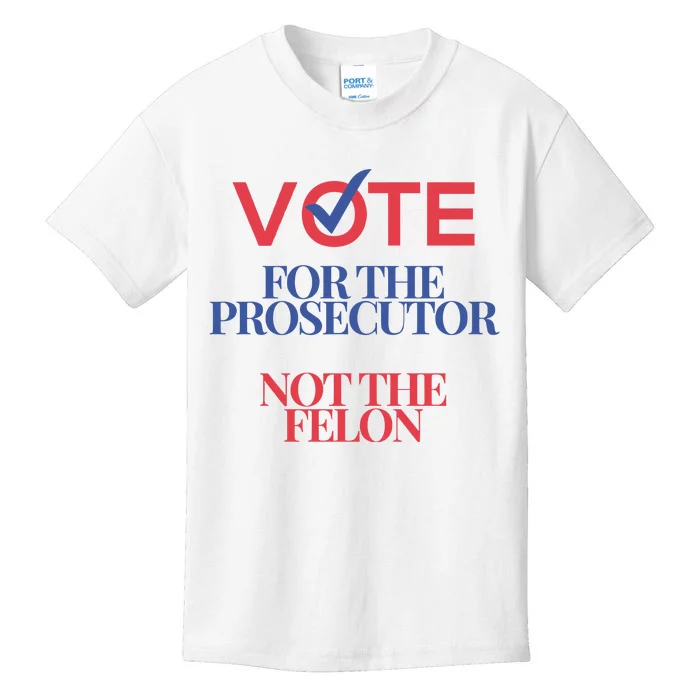 Vote For Prosecutor Vs. Felon Kids T-Shirt