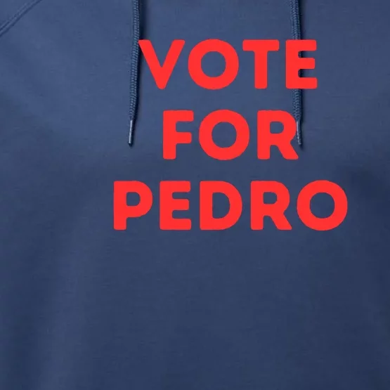 Vote For Pedro Performance Fleece Hoodie