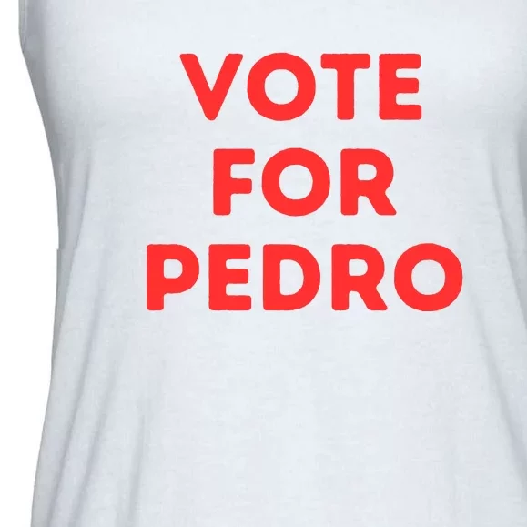 Vote For Pedro Ladies Essential Flowy Tank