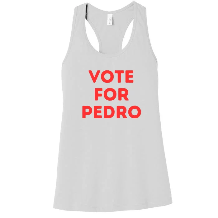 Vote For Pedro Women's Racerback Tank