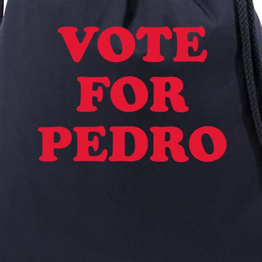 Vote For Pedro Funny Meme Drawstring Bag