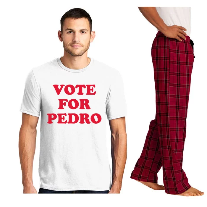 Vote For Pedro Funny Meme Pajama Set