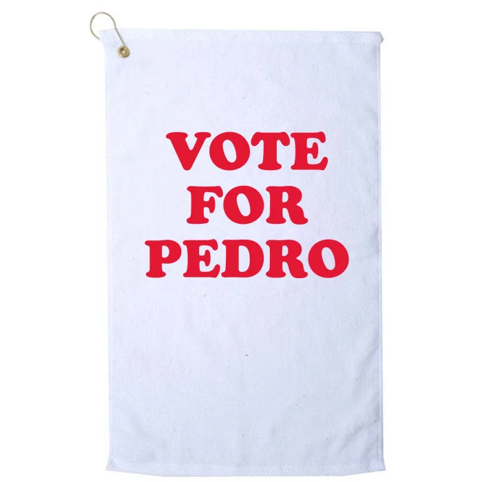 Vote For Pedro Funny Meme Platinum Collection Golf Towel