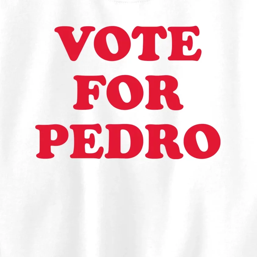 Vote For Pedro Funny Meme Kids Sweatshirt