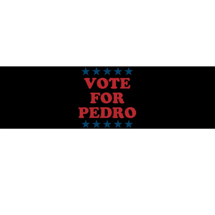 Vote For Pedro Funny Meme Bumper Sticker