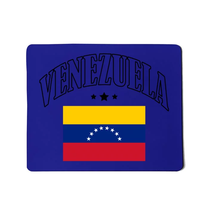 Venezuela Flag Patriotic Athletic Funny Gift Mousepad