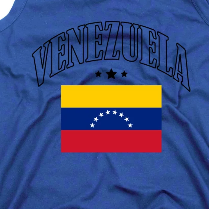 Venezuela Flag Patriotic Athletic Funny Gift Tank Top