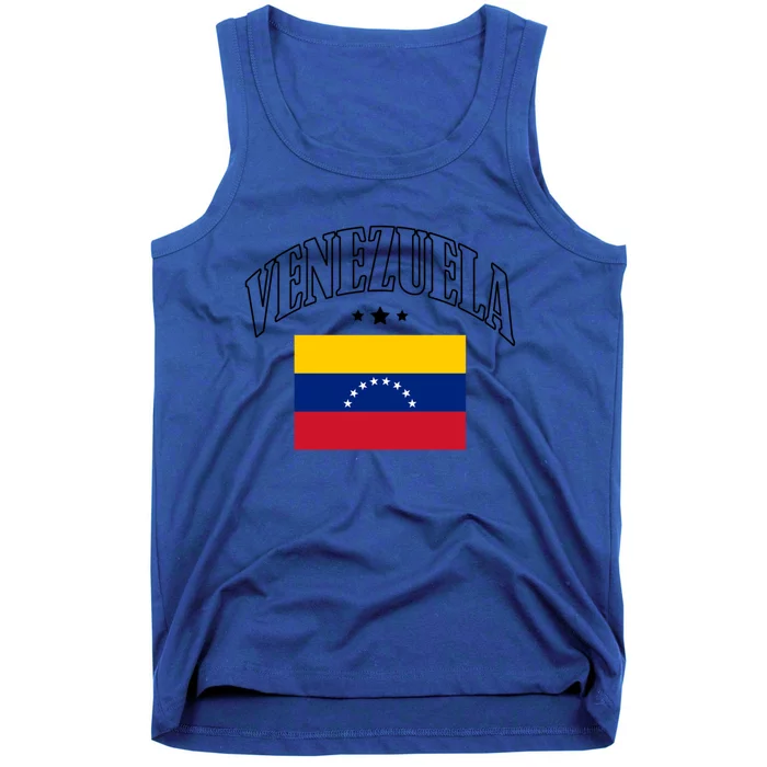 Venezuela Flag Patriotic Athletic Funny Gift Tank Top