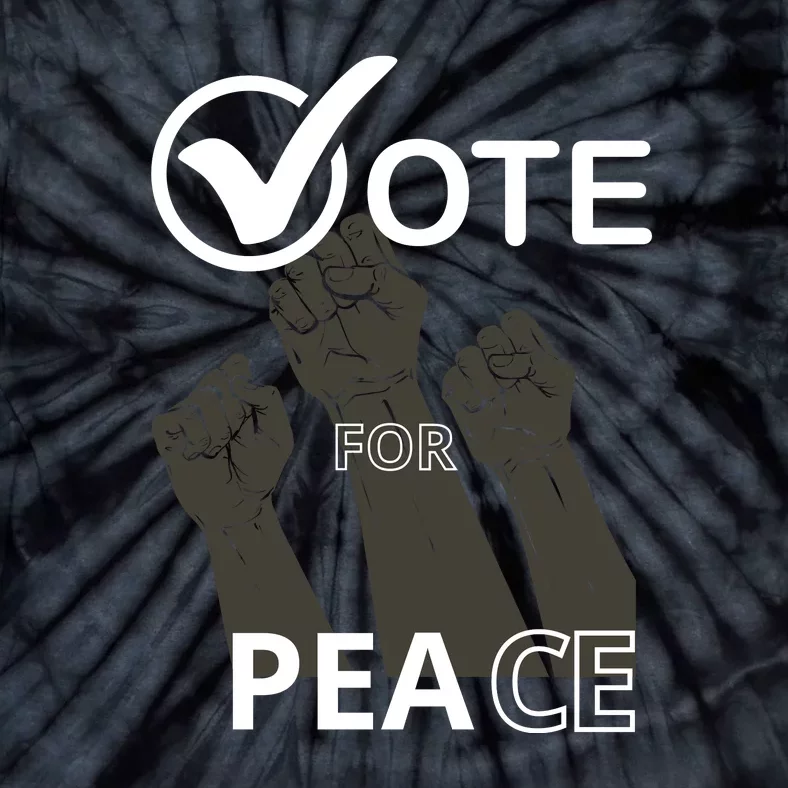 Vote For Peace 2024 Tie-Dye T-Shirt