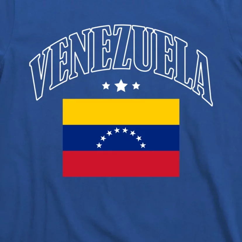 Venezuela Flag Patriotic Throwback Cute Gift T-Shirt