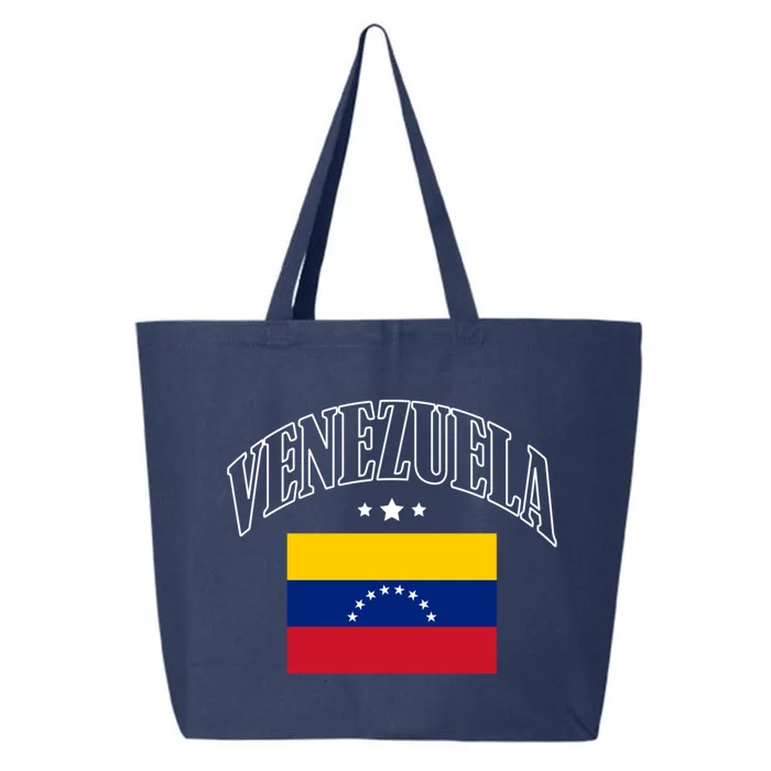 Venezuela Flag Patriotic Throwback Cute Gift 25L Jumbo Tote