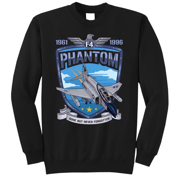 Vintage F4 Phantom Ii Jet Fighter Military Aviation Sweatshirt