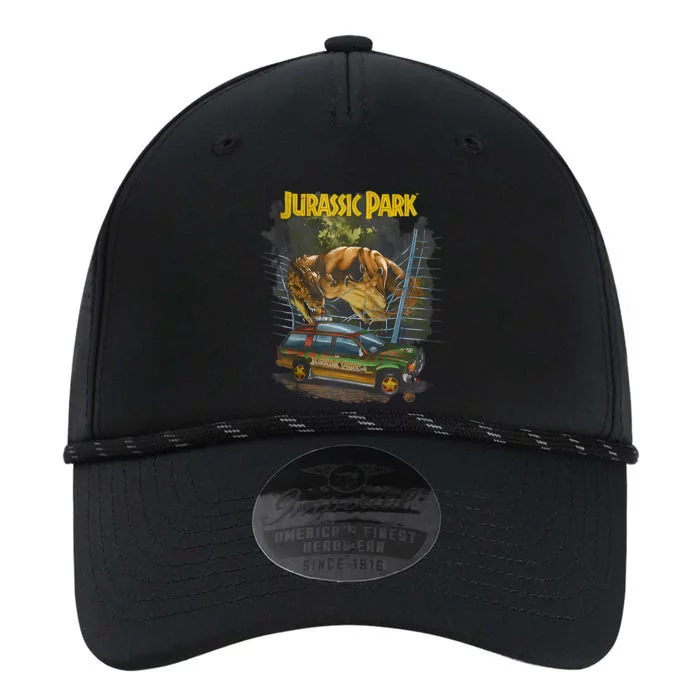 Vintage Funny Park T Rex Break Out Graphic Dinosaur Performance The Dyno Cap