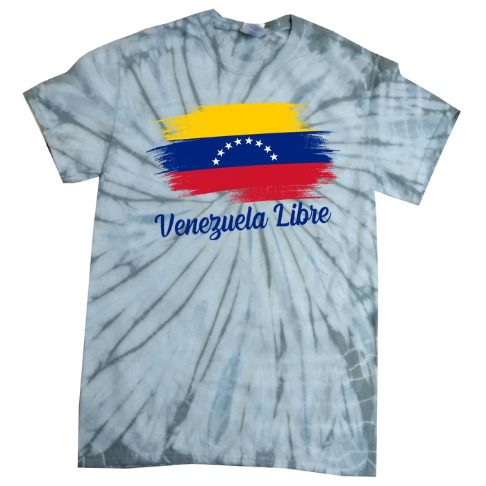 Venezuela Flag Proud American Venezuela Libre Tie-Dye T-Shirt