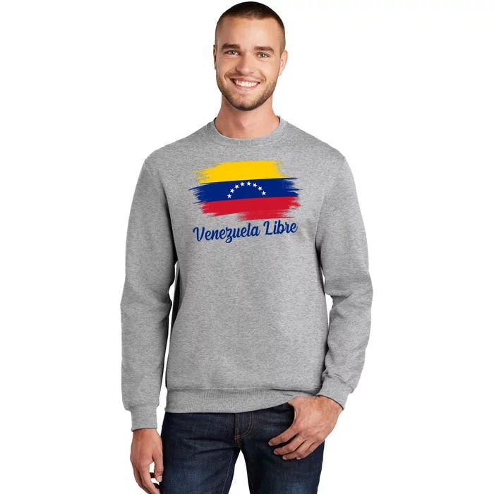 Venezuela Flag Proud American Venezuela Libre Tall Sweatshirt